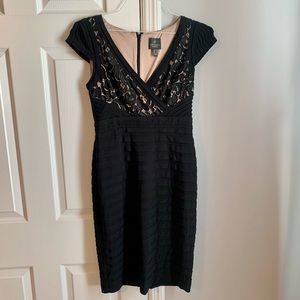 Adrianna Papell Size 4 Lace Bodice Dress!